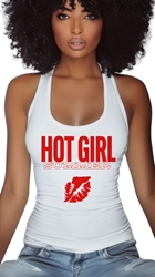 Hot Girl Tank Top White  Sexy Hot Girl Tank Top 