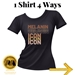 Classic Melanin Icon T-Shirt Shades of Brown - S-M2B