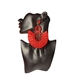Red Woven Rafia Tassel Earrings - 