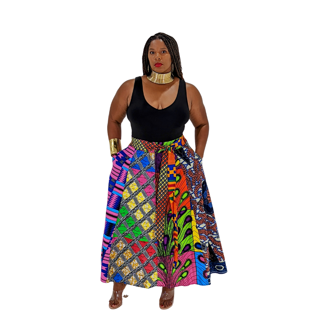 - African Print Skirt #AFRSKIRT