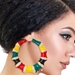 Colorful Bamboo Earrings - 